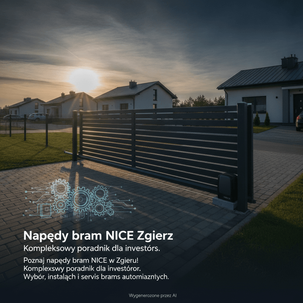 Napędy bram NICE Zgierz kompleksowy poradnik dla inwestorów